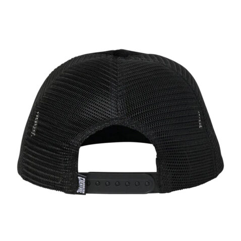 Creature Bonehead Flame Mesh Trucker Hat Black