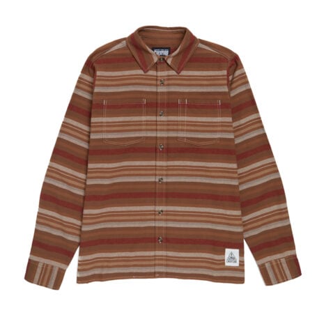 Creature Take Warning Flannel Long Sleeve Shirt