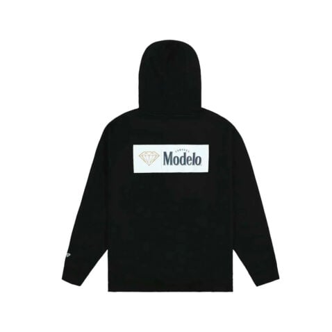 Diamond X Modelo Box Logo Hoodie Black Back