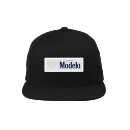 Diamond X Modelo Box Logo Snapback Hat Black