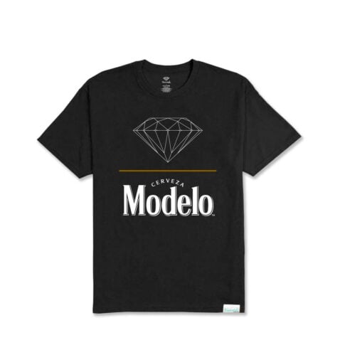 Diamond X Modelo Brilliant Short Sleeve T-Shirt Black Diamond X Modelo Brilliant Short Sleeve T-Shirt Black
