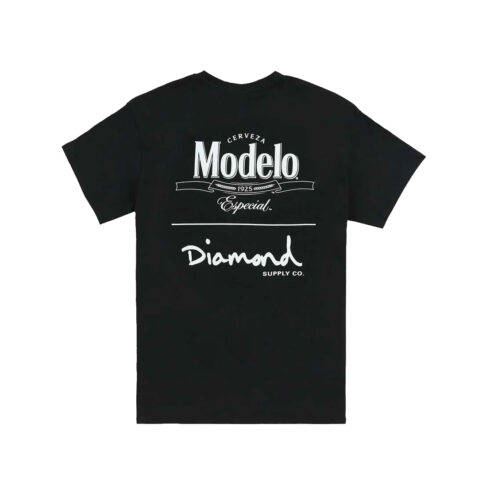 Diamond X Modelo Stacked Short Sleeve T-Shirt Black