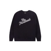 Hundreds Slant Logo Crewneck Fleece Navy