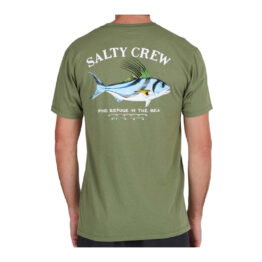 Salty Crew Rooster Premium Short Sleeve T-Shirt Sage Green