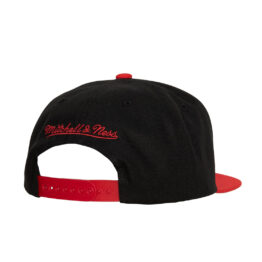 Mitchell & Ness Chicago Blackhawks Two Tone 2.0 Snapback Hat Black Red