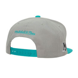 Mitchell & Ness Florida Marlins Away Snapback Hat Grey
