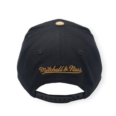 Mitchell & Ness Los Angeles Football Club Two Tone 2.0 Snapback Hat BlackTan Back