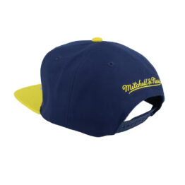 Mitchell & Ness Michigan Wolverines Two Tone 2.0 Snapback Hat Navy Yellow