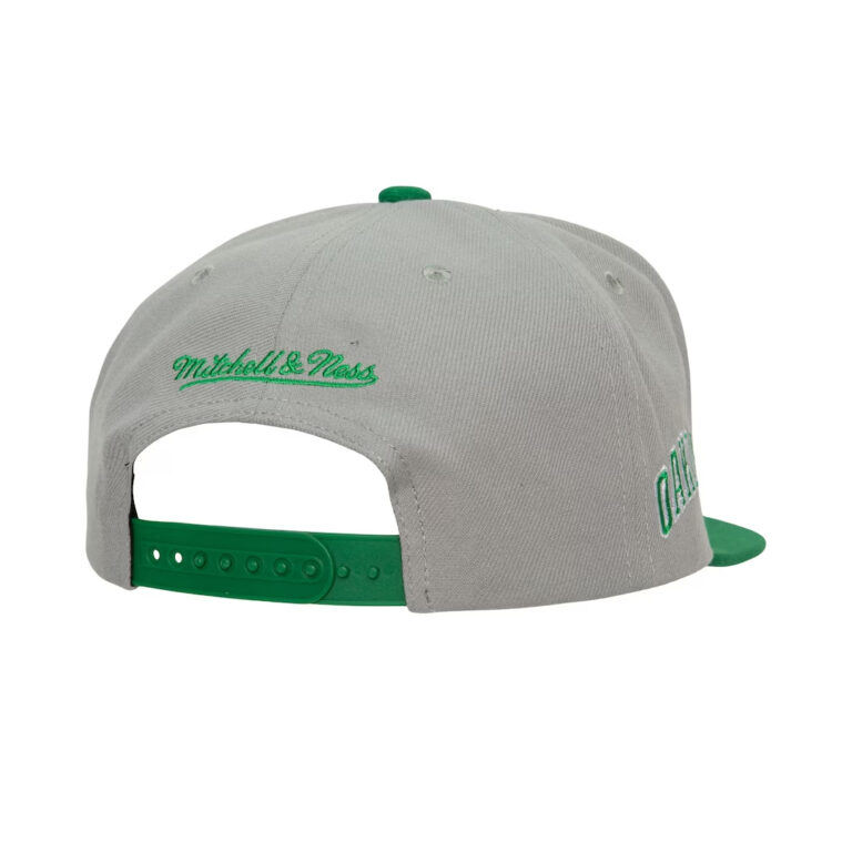 Mitchell & Ness Oakland Athletics Away Snapback Hat Grey Back Mitchell & Ness Oakland Athletics Away Snapback Hat Grey Back