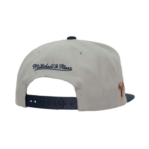 Mitchell & Ness San Deigo Padres Away Snapback Hat Grey back