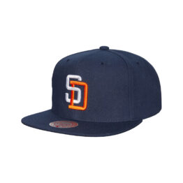 Mitchell & Ness San Diego Padres Evergreen Snapback Hat Navy
