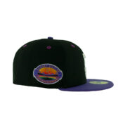 New Era 59Fifty Los Angeles Dodgers Sunset Fitted Hat Black Gradient Orange Purple Right