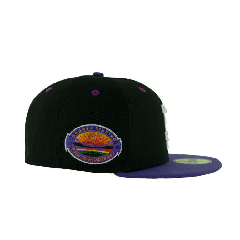 New Era 59Fifty Los Angeles Dodgers Sunset Fitted Hat Black Gradient Orange Purple Right New Era 59Fifty Los Angeles Dodgers Sunset Fitted Hat Black Gradient Orange Purple Right