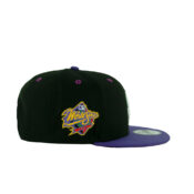 New Era 9Fifty San Diego Padres Sunset Adjustable Snapback Hat Black Gradient Orange Purple Right