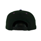 New Era 9Fifty Los Angeles Dodgers Sunset Adjustable Snapback Hat Black Gradient Orange Purple Back