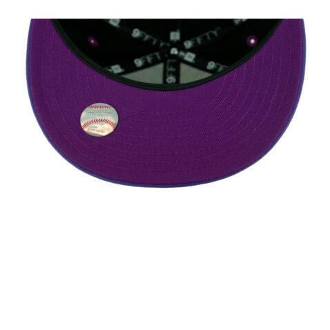 New Era 9Fifty Los Angeles Dodgers Sunset Adjustable Snapback Hat Black Gradient Orange Purple Undervisor