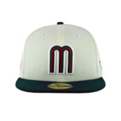 New Era 59Fifty World Baseball Classic Mexico Fitted Hat Chrome White Red Dark Green