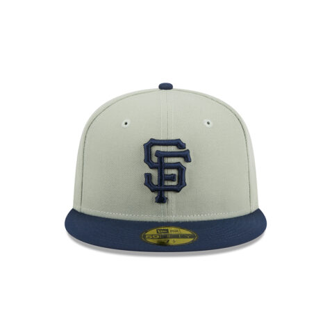 New Era 59Fifty San Francisco Giants Color Pack Fitted Hat Light Mint Green Dark Navy Front