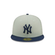 New Era 59Fifty New York Yankees Color Pack Fitted Hat Light Mint Green Dark Navy Front