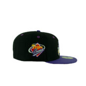 New Era 59Fifty Tucson Padres Sunset Fitted Hat Black Gradient Orange Purple Right