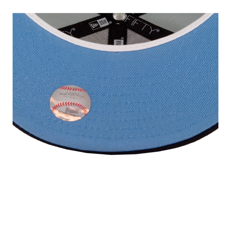New Era 59Fifty San Diego Padres Grey Icy Fitted Hat Snow Gray White Sky Blue Undervisor New Era 59Fifty San Diego Padres Grey Icy Fitted Hat Snow Gray White Sky Blue Undervisor