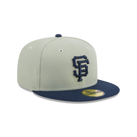 New Era 59Fifty San Francisco Giants Color Pack Fitted Hat Light Mint Green Dark Navy Right Front