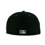 New Era 59Fifty Los Angeles Dodgers Sunset Fitted Hat Black Gradient Orange Purple Back