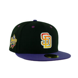 New Era 59Fifty San Diego Padres Sunset Fitted Hat Black Gradient Orange Purple