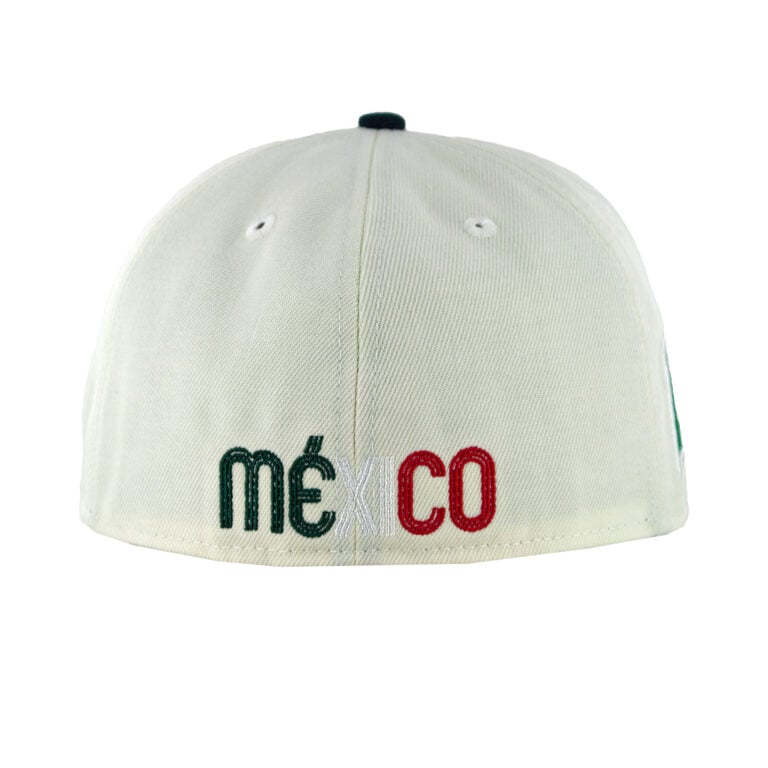 New Era 59Fifty World Baseball Classic Mexico Fitted Hat Chrome White Red Dark Green Back New Era 59Fifty World Baseball Classic Mexico Fitted Hat Chrome White Red Dark Green Back