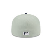 New Era 59Fifty Seattle Mariners Color Pack Fitted Hat Light Mint Green Dark Navy Back