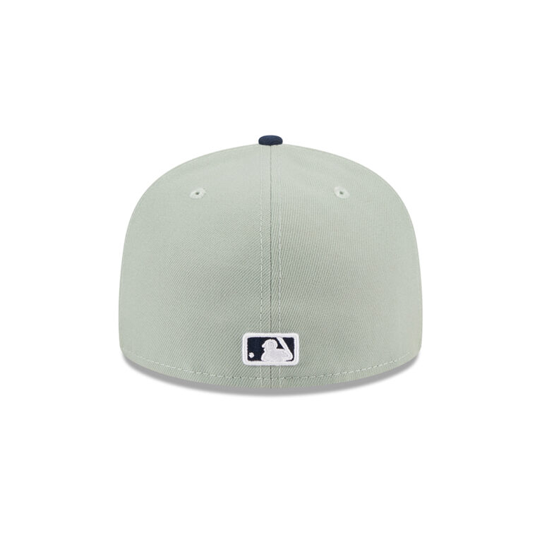 New Era 59Fifty Seattle Mariners Color Pack Fitted Hat Light Mint Green Dark Navy Back New Era 59Fifty Seattle Mariners Color Pack Fitted Hat Light Mint Green Dark Navy Back