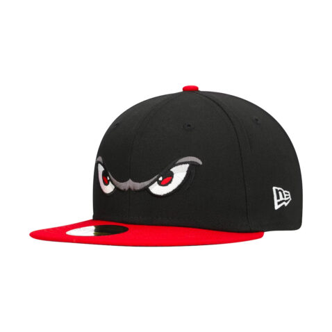 New Era 59Fifty Lake Elsinore Storm Authentic Collection On Field Home Fitted Hat Black New Era 59Fifty Lake Elsinore Storm Home Fitted Hat Black Left Front
