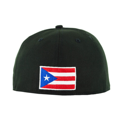 New Era 59Fifty Puerto Rico Black Fitted Hat Black Back