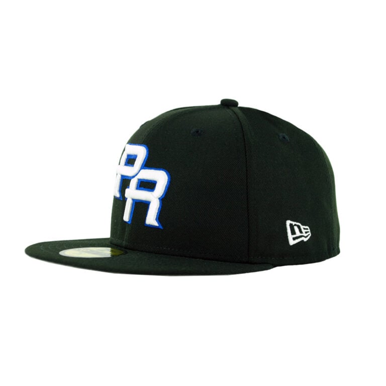 New Era 59Fifty Puerto Rico Black Fitted Hat Black Left Front New Era 59Fifty Puerto Rico Black Fitted Hat Black Left Front