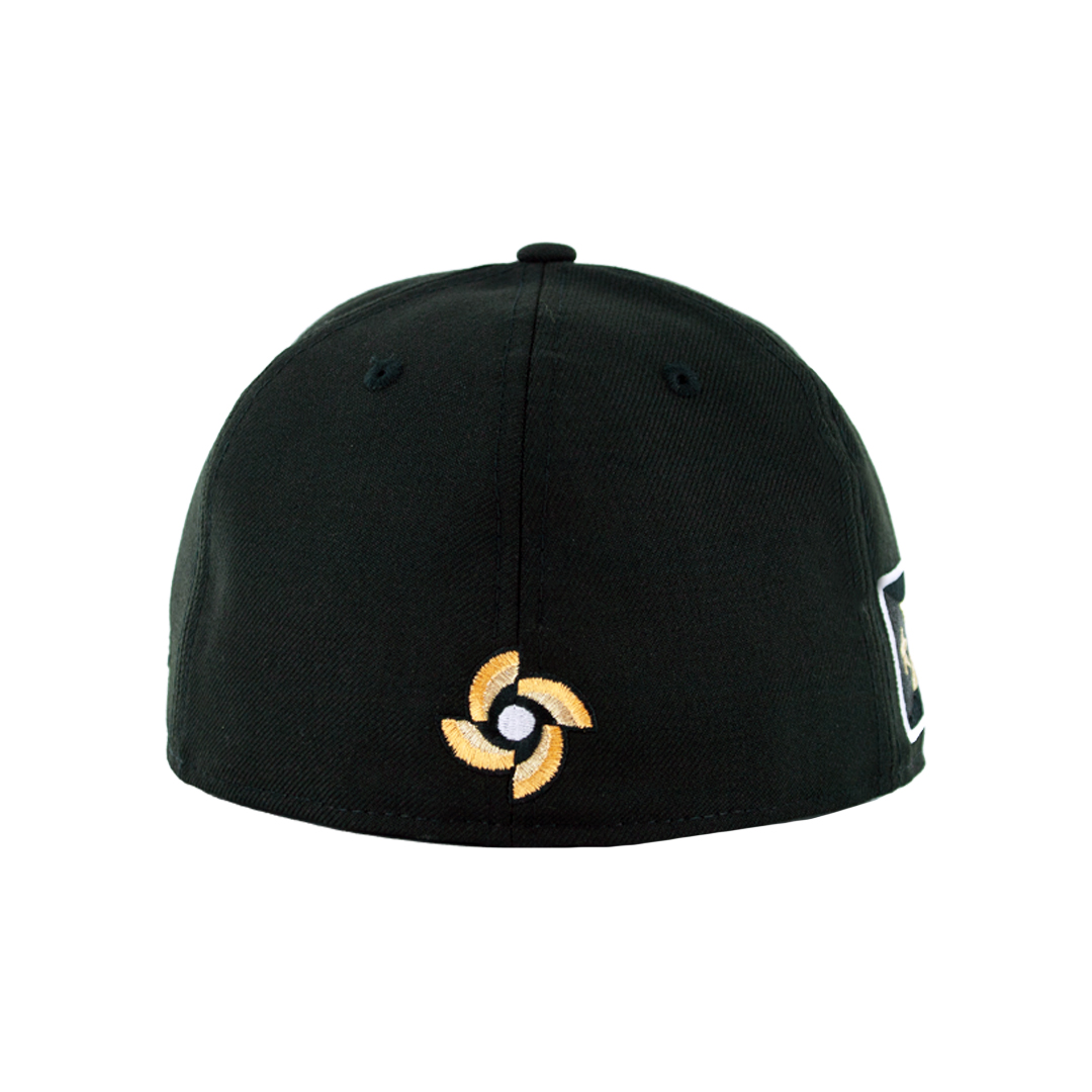 New Era 59FIFTY Puerto Rico World Baseball Classic Black Gold Fitted Hat Black Metallic Gold