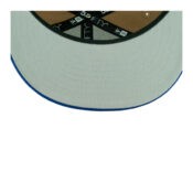 New Era 59Fifty Puerto Rico World Baseball Classic Khaki ROyal Blue Fitted Hat Khaki Royal Blue Undervisor