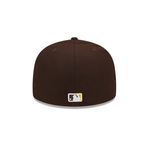 New Era 59Fifty San Diego Padres All Star Game Workout 2023 Fitted Hat Burnt Wood Brown Back