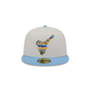 New Era 59Fifty San Diego Padres Beachfront Fitted Hat Sand Light Blue Front