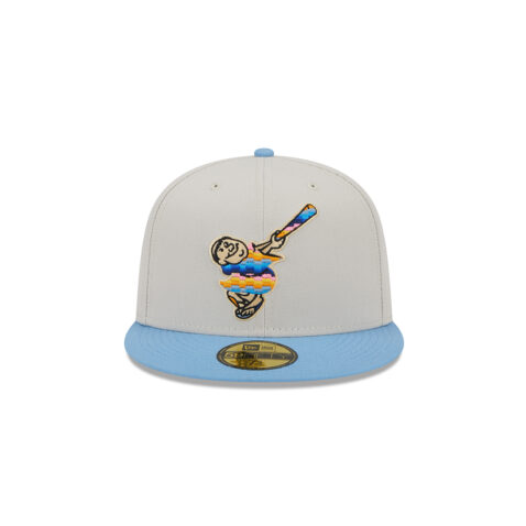 New Era 59Fifty San Diego Padres Beachfront Fitted Hat Sand Light Blue