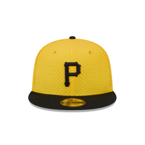 New Era 9Fifty Pittsburgh Pirates City Connect Snapback Hat Yellow Front
