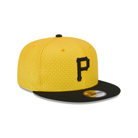 New Era 9Fifty Pittsburgh Pirates City Connect Snapback Hat Yellow Right Front