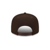 New Era 9Fifty San Diego Padres Game All Star Game Side Patch Snapback Hat Burnt Wood Brown Back
