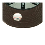 New Era 9Fifty San Diego Padres Game My First Snapback Hat Burnt Wood Brown Undervisor