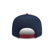 New Era 9Fifty San Diego Padres Two Tone Snapback Hat Dark Navy Cardinal Back