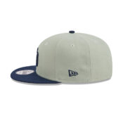 New Era 9Fifty San Diego Padres Two Tone Snapback Hat Light Mint Green Dark Navy LEft