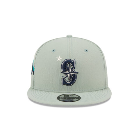 New Era 9Fifty Seattle Mariners All Star Game 2023 Snapback Hat Green Front