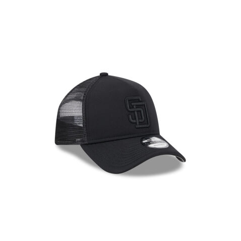 New Era 9Forty San Diego Padres All Day Snapback Hat Black Right Front