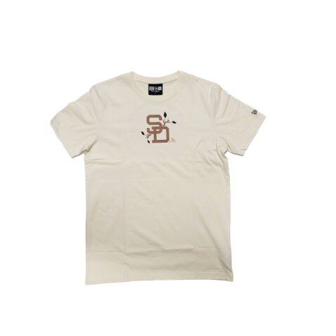 New Era San Diego Padres Camp Short Sleeve T-Shirt Cream
