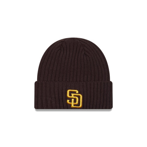 New Era San Diego Padres Ever Green Beanie Burnt Wood Brown