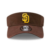 New Era San Diego Padres Ever Green Visor Burnt Wood Brown